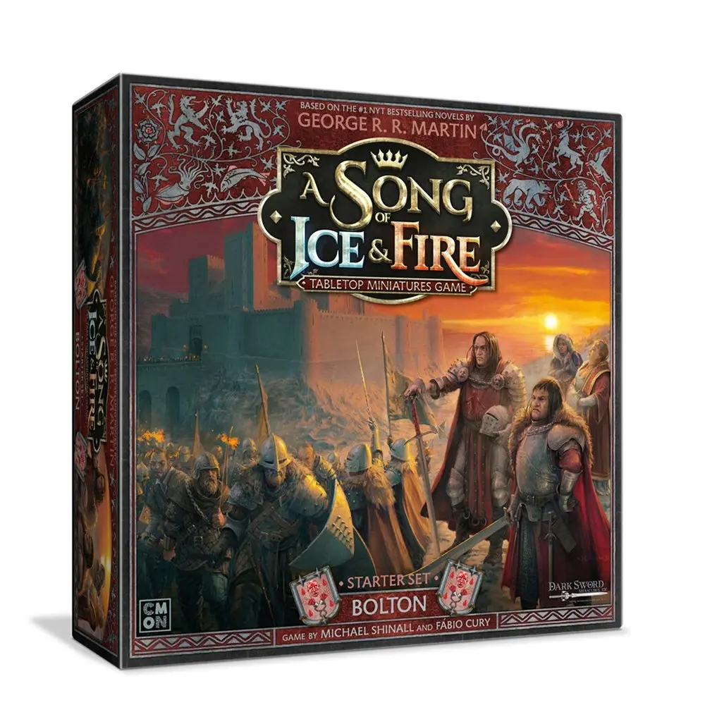 CMON A Song Of Ice & Fire Tabletop Miniatures Game Bolton Starter Set 14y+