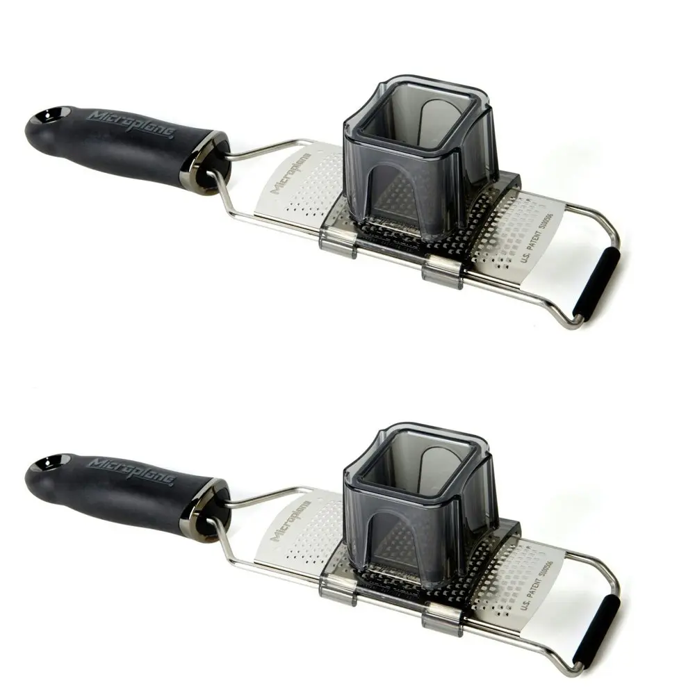 2x Microplane Slider Attachment Glider For Gourmet Series Zester Grater Clear BK