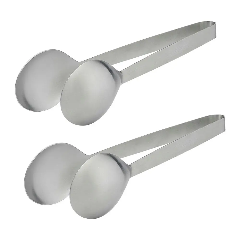 2x Ecology 26cm Alto Large Serving Kitchen/Home Food Tongs Salad Spoon Clip