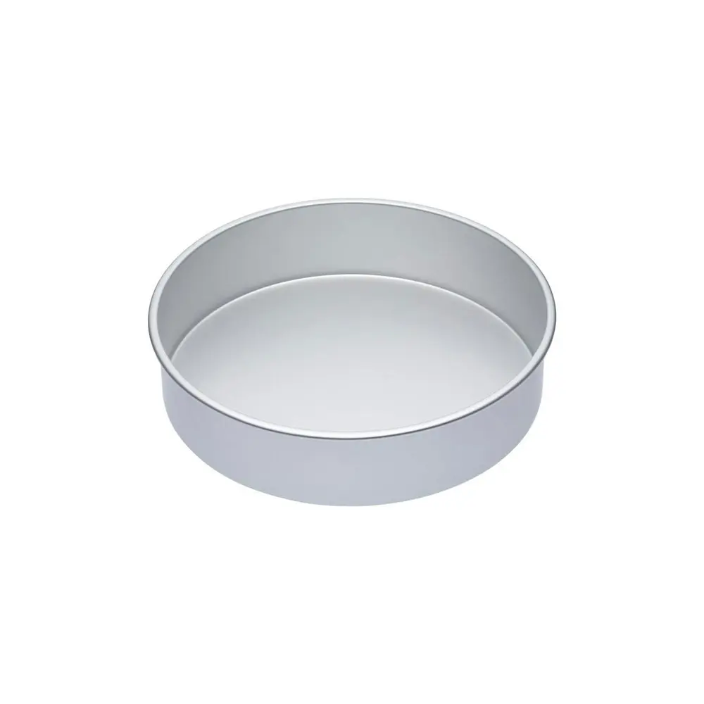 MasterCraft Anodised 30cm Round Deep Cake Pan Non-Stick Mould Baking Tray Silver