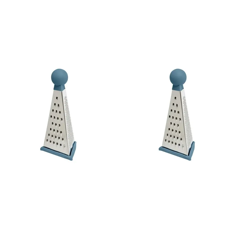 2PK Wiltshire Angular Three-Sided Cheese/Vegetable Kitchen Food Grater Tool