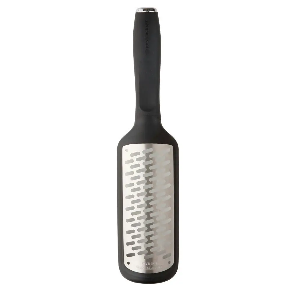 MasterCraft West Fine Blade Grater/Zester Cheese/Chocolate Kitchen Utensil Black