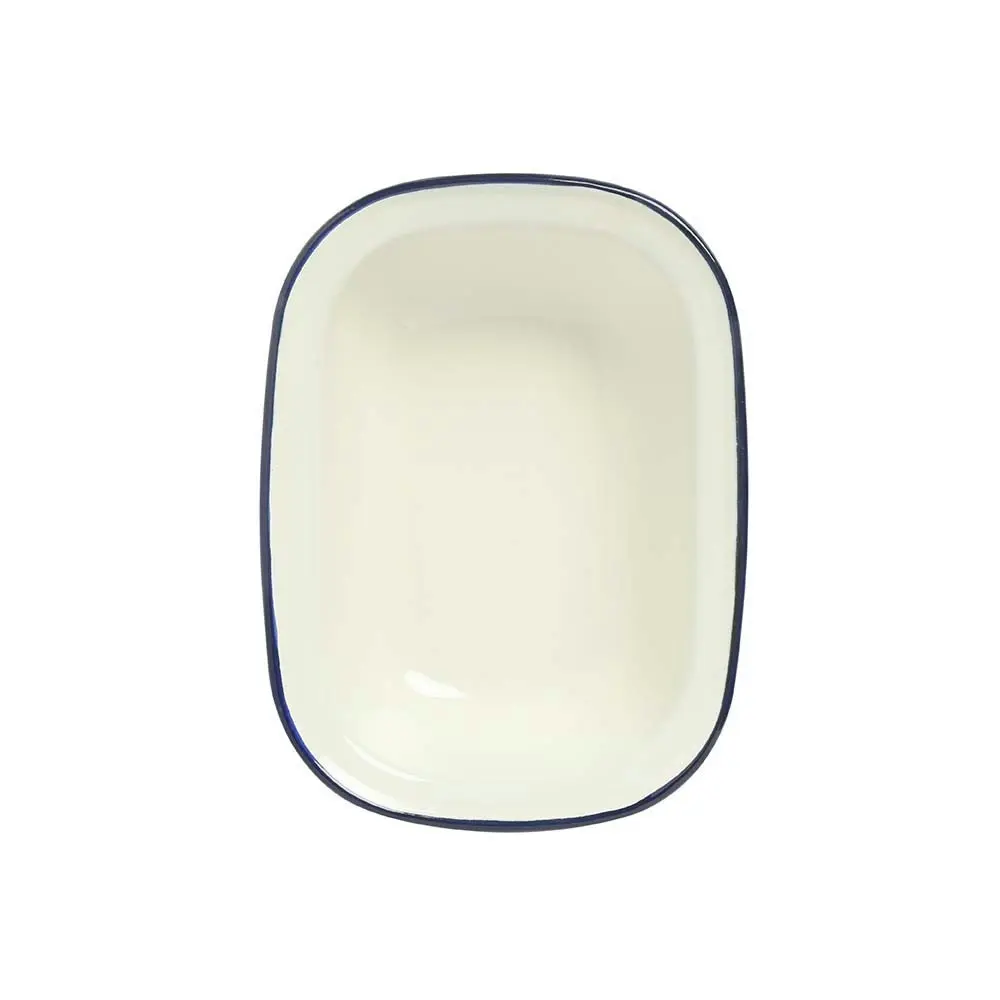 Wiltshire Double Coated Porcelain Enamel Oblong Pie Baking Dish 400ml Blue