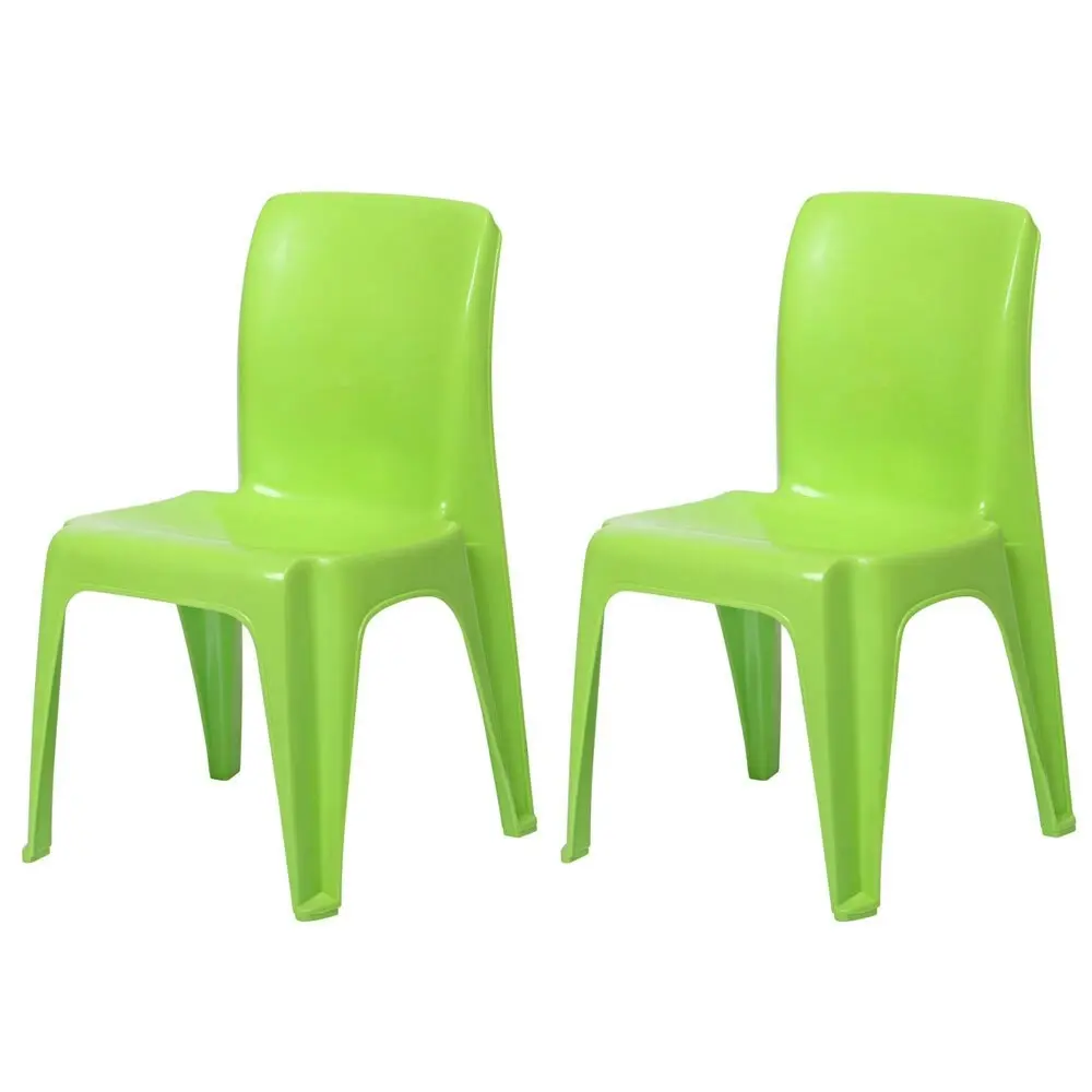 2x Tuff Play 53cm Tinker Chair Kids Furniture Indoor/Outdoor 2-6y Light Green