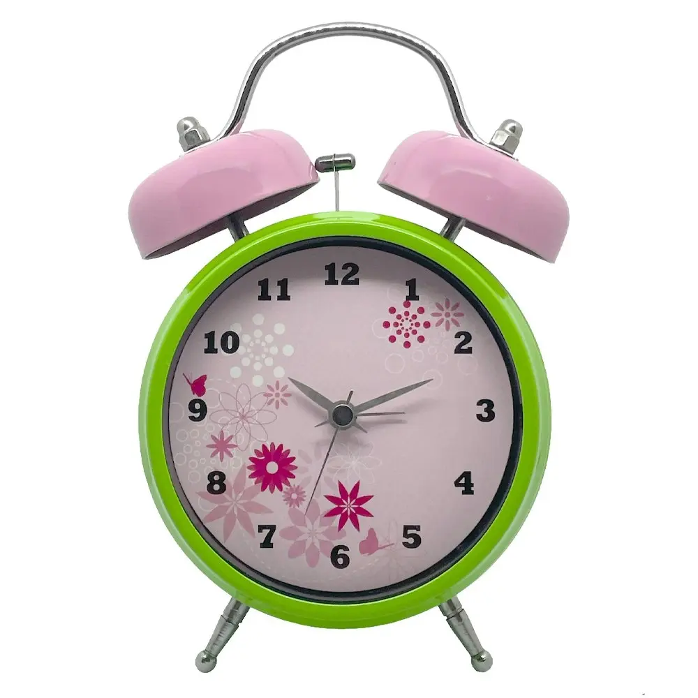 Tik Tok Tubell Kids/Childrens Analog Desk Standing Alarm Clock Time 12x20cm Pink