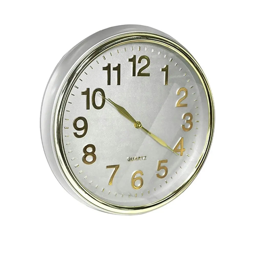 Unigift Classic 35cm Round Plastic Wall Clock Analogue Hanging Decor Assorted