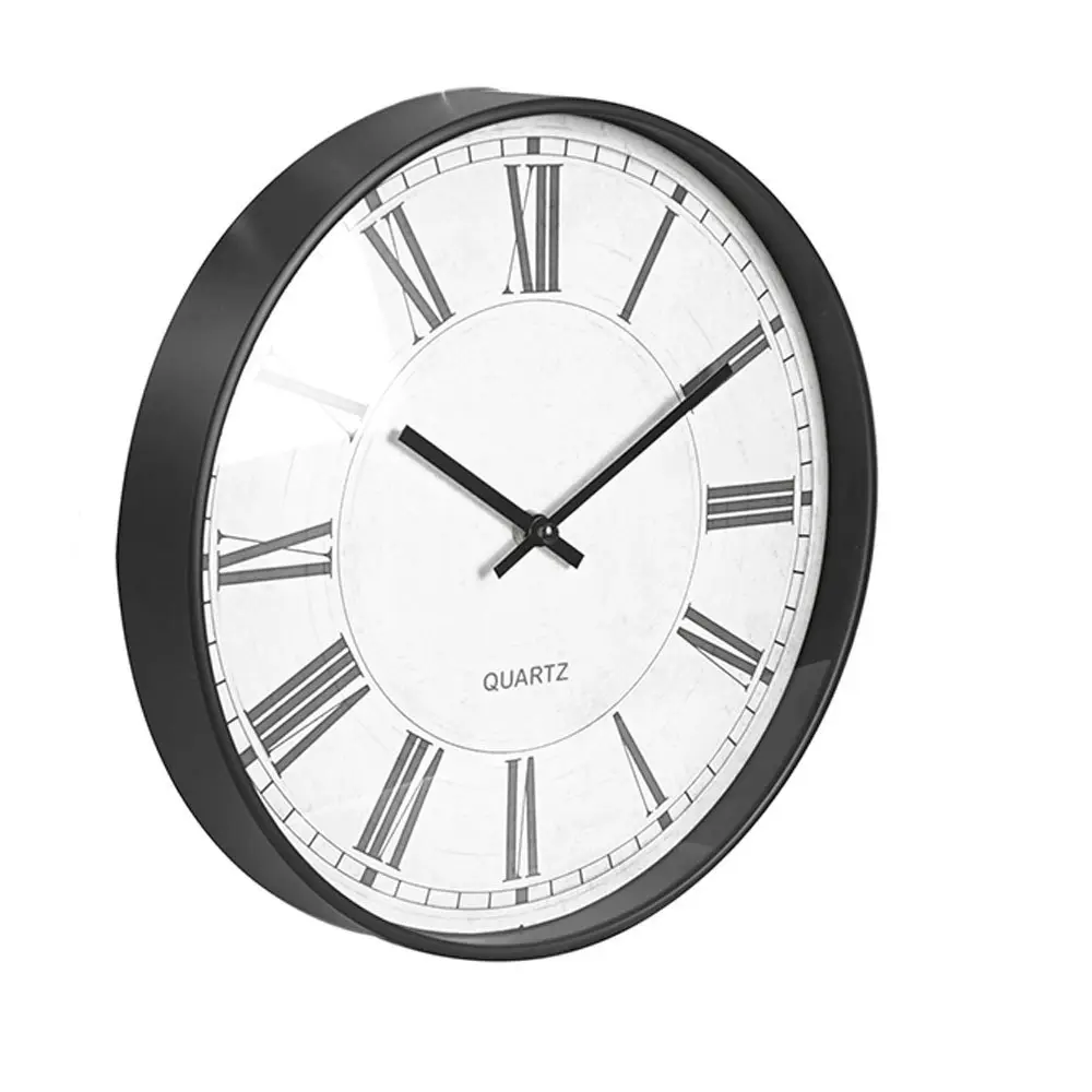 Unigift 12Inch/30cm Classic Wall Clock Roman Numerals Assorted Colour Home Decor