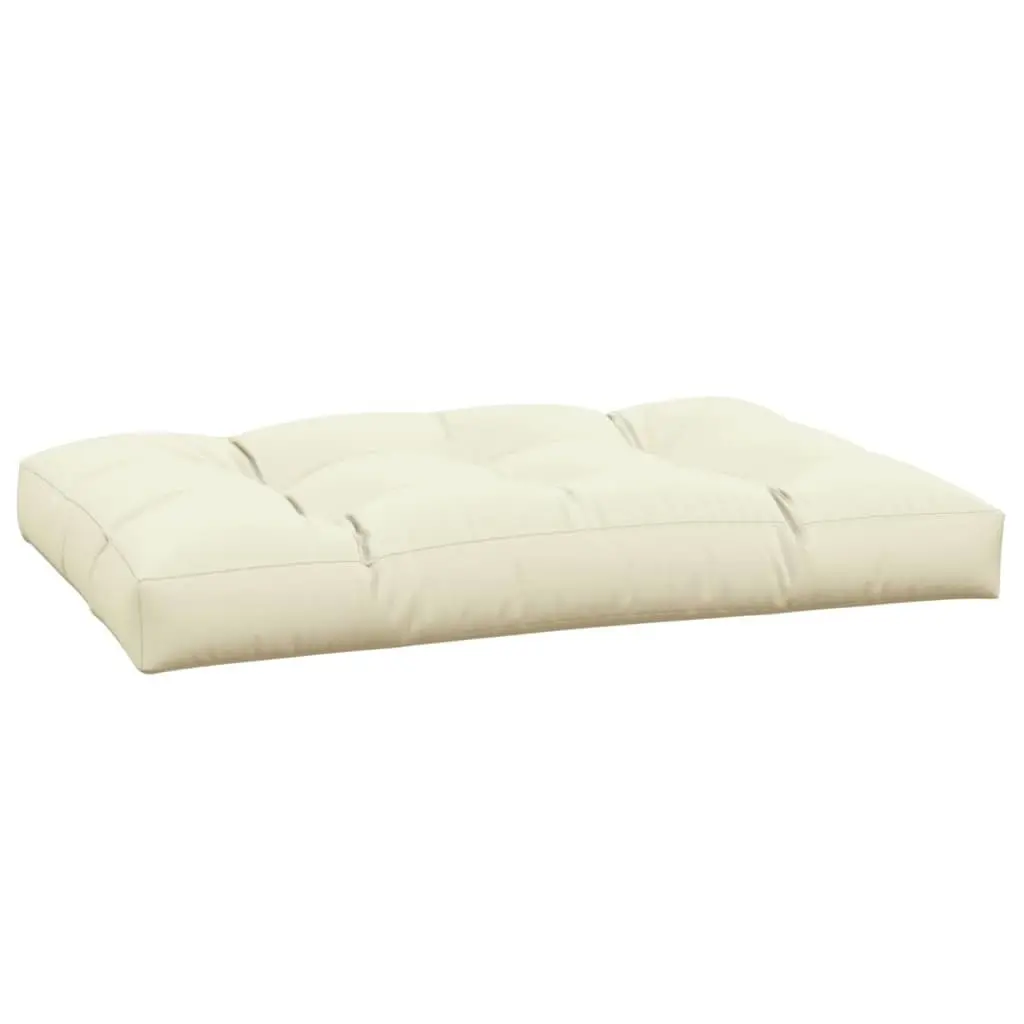 Pallet Cushion Cream 120x80x12 cm Fabric 360515