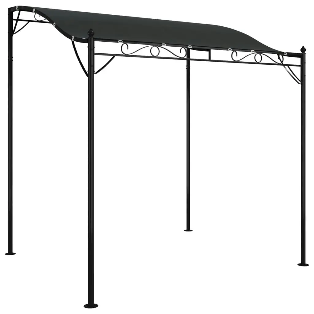 Canopy Anthracite 2x2.3 m 180 g/m?? Fabric and Steel 362392