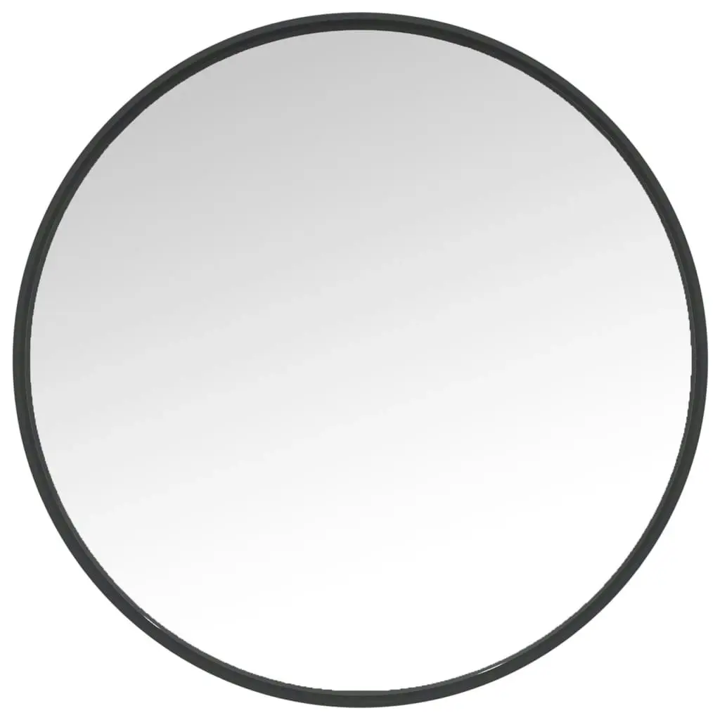 Wall Mirror Black 50 cm 322294