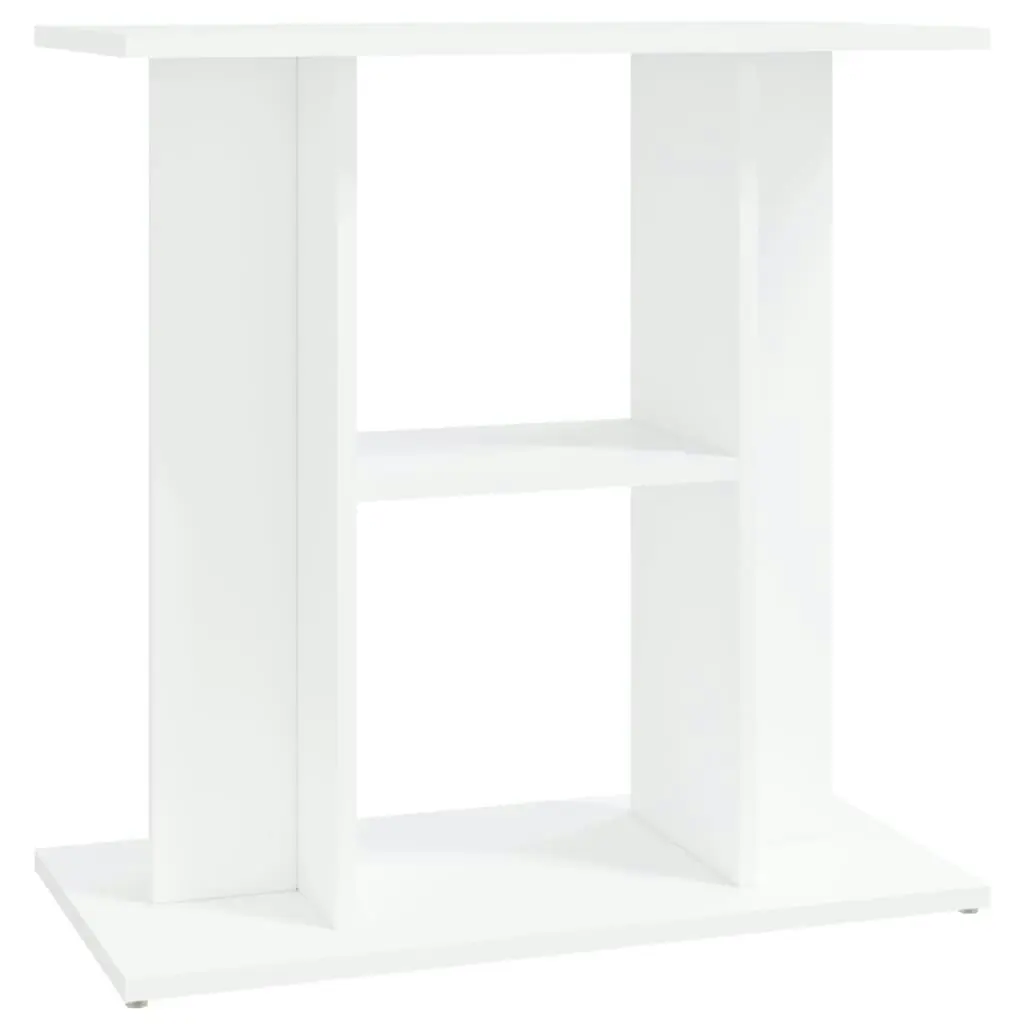 Aquarium Stand White 60x30x60 cm Engineered Wood 833567