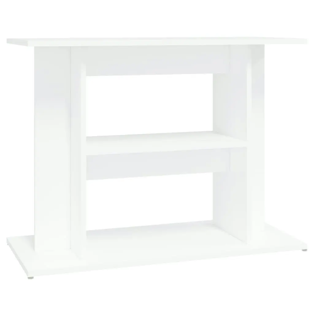 Aquarium Stand White 80x35x60 cm Engineered Wood 833575