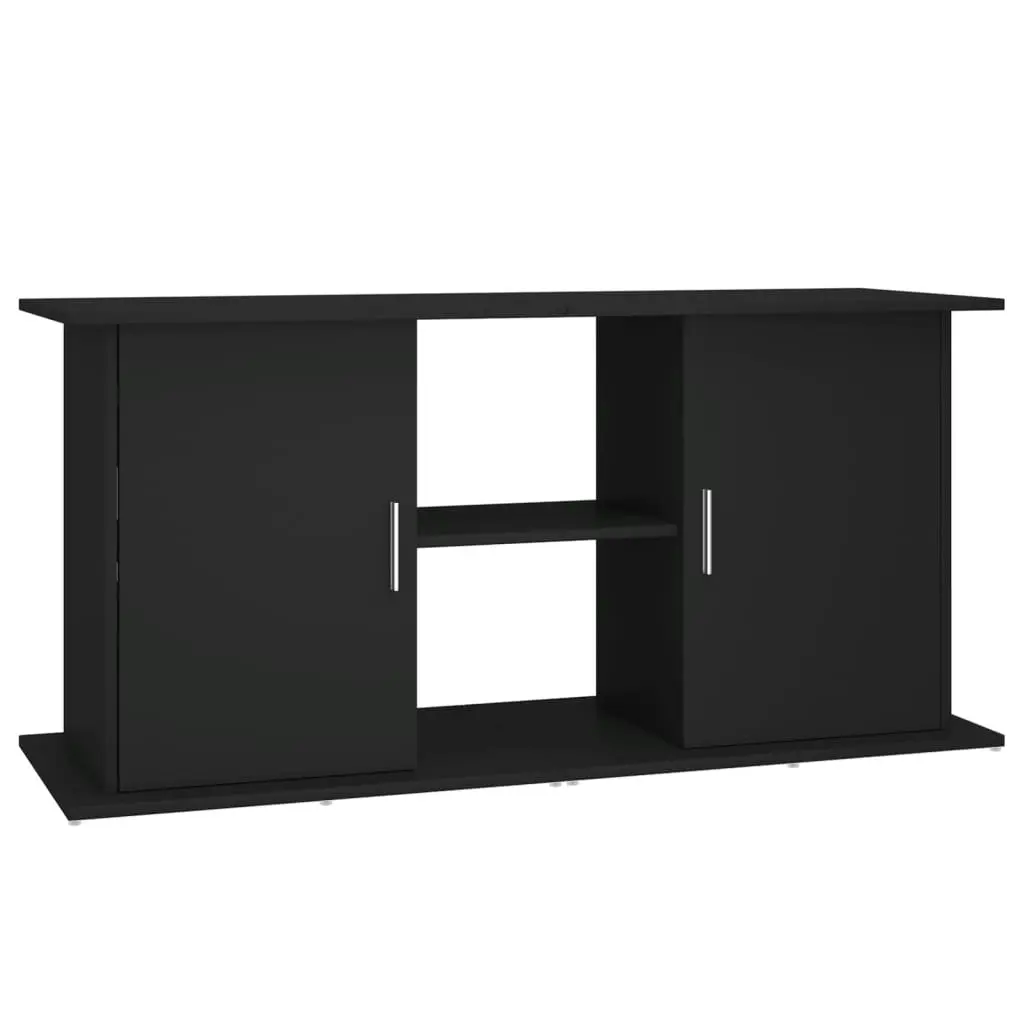 Aquarium Stand Black 121x41x58 cm Engineered Wood 833616