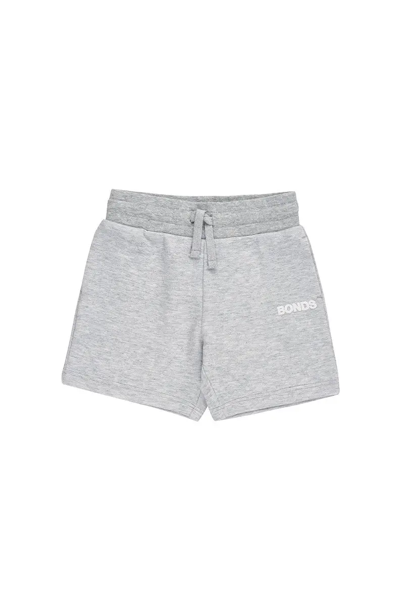 3 x Bonds Kids Tech Sweats Comfy School Shorts New Grey Marle