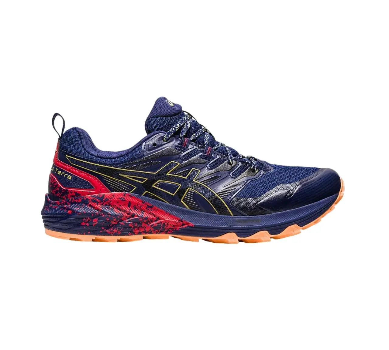 Mens Asics Gel-Trabuco Terra Inidgo Blue/Olive Oil Trail Running Shoes