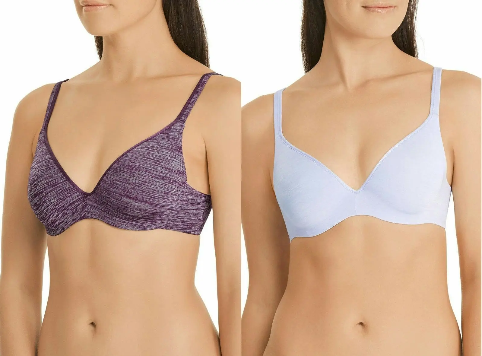 2 x Berlei Barely There Bras Contour Underwire Bra Womens Pack (62K)