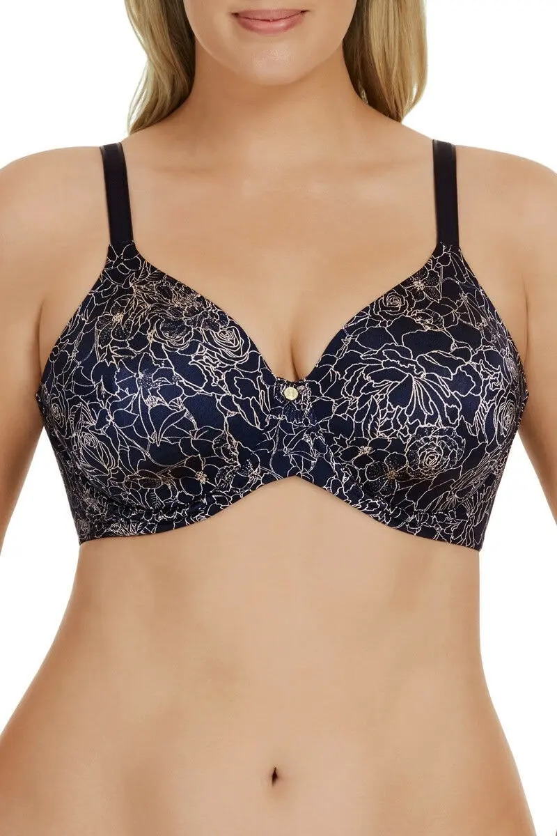 Berlei Womens Lift & Shape Bra Underwire Blue Moon Rose