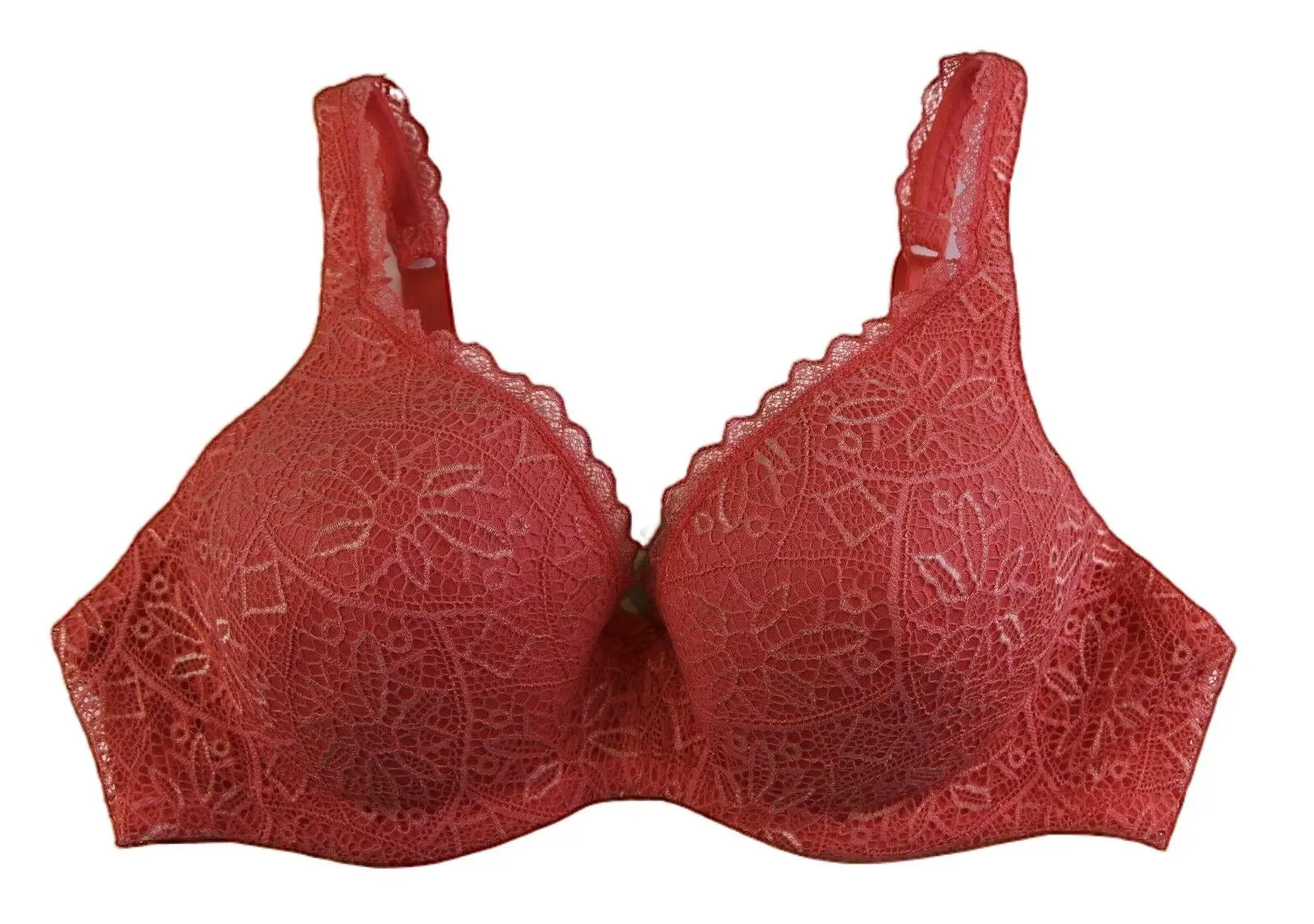 Berlei Womens Lady Barely There Lace Bra Peach Petal Orange Yytp