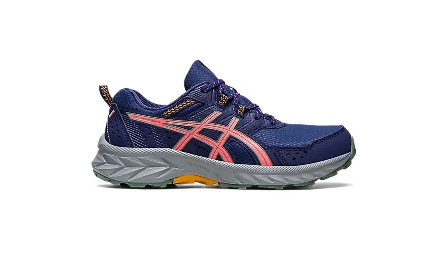 Womens Asics Gel-Venture 9 Indigo Blue/Papaya Athletic Running Shoes