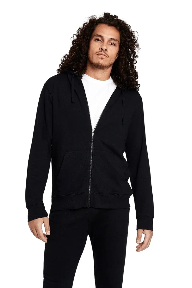 5 x Bonds Mens Essential Hoodie Pullover Zip Up Jumper Black