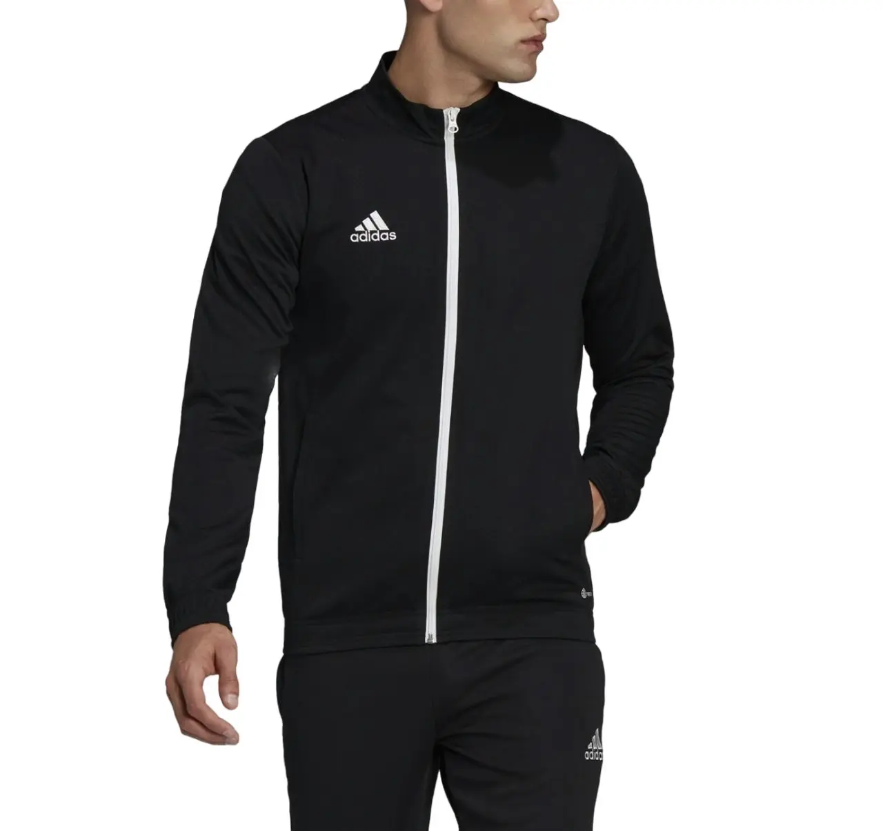 3 x Adidas Mens Entrada 22 Track Top Black/White Football Jacket