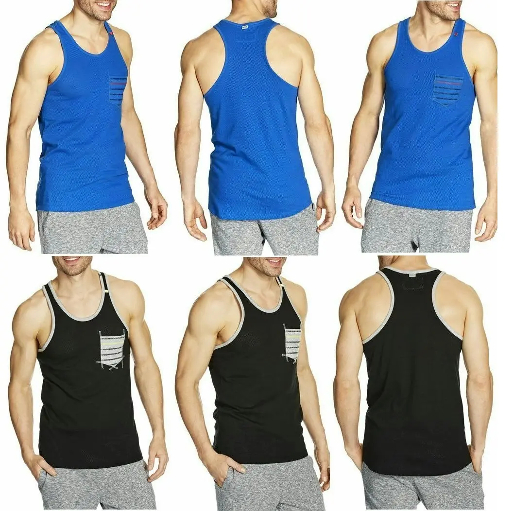 New Mens Bonds Active Mesh Racer Singlet Top Sports Gym Basketball Singlets Tee