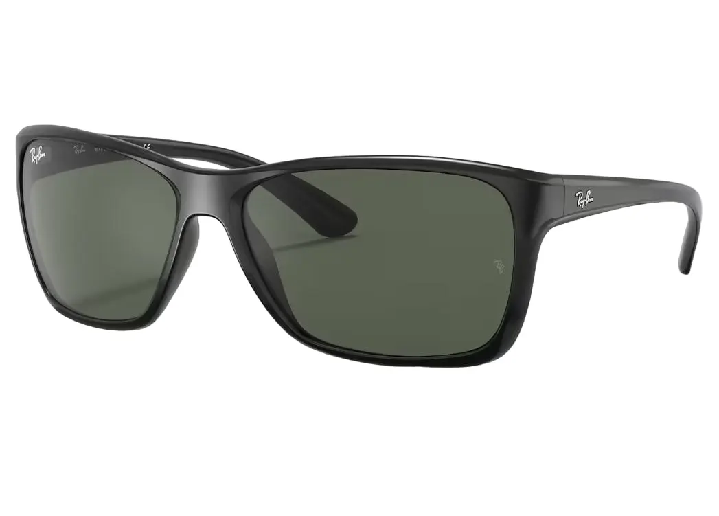 Mens Ray Ban Sunglasses Rb4331 Polished Black/ Green Sunnies