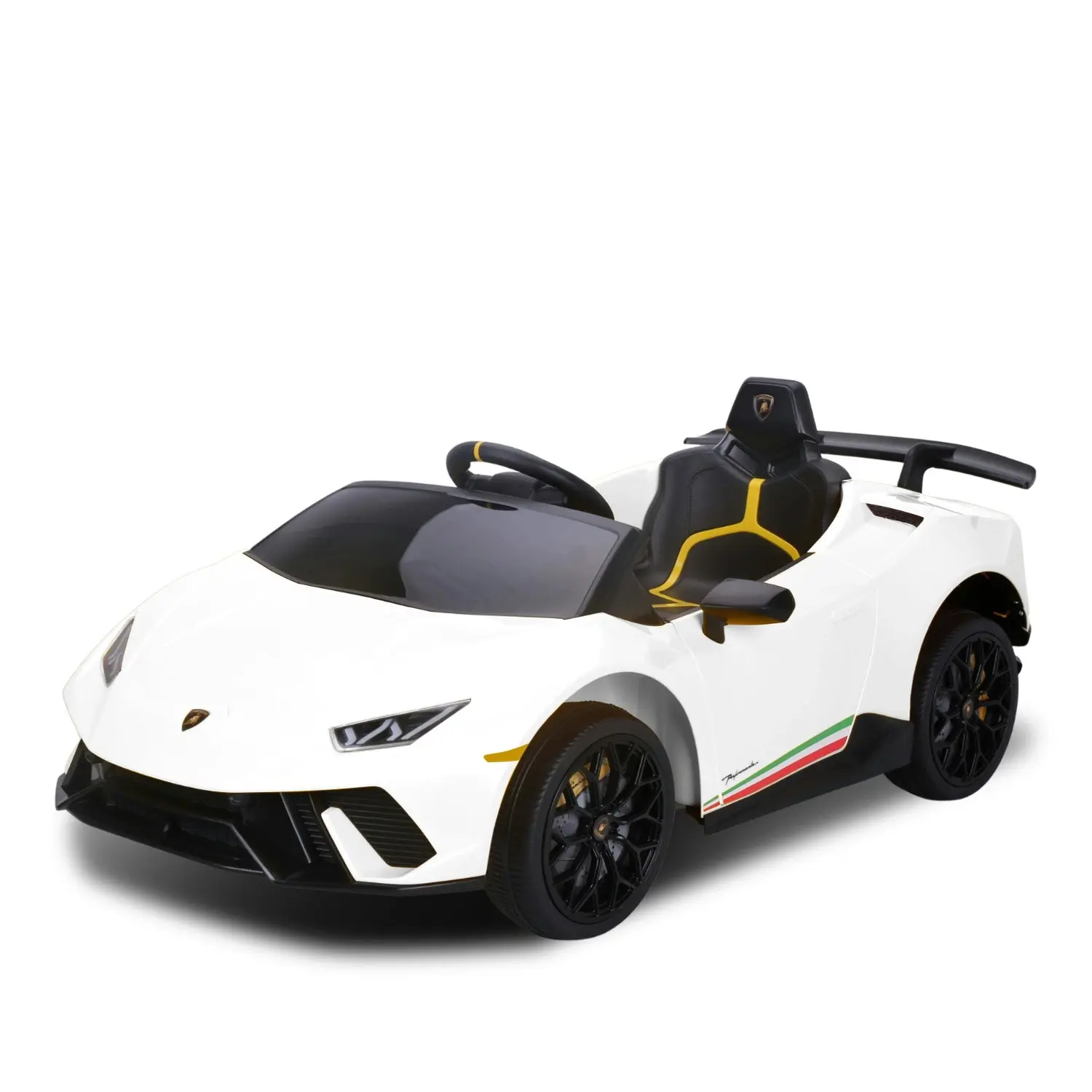 Lamborghini Performante Kids Electric Ride On Car - White