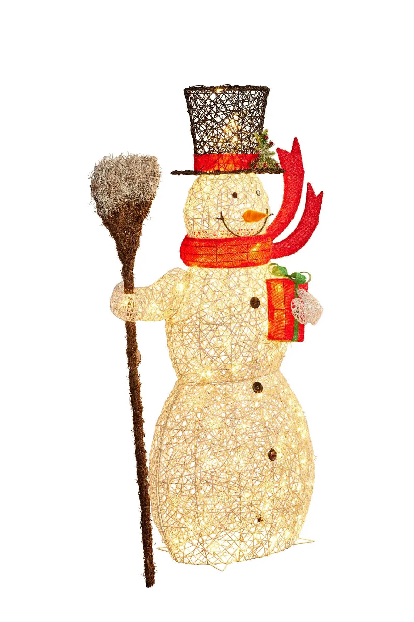 Christmas Snowman Display with Lights- Indoor/Outdoor 150cm