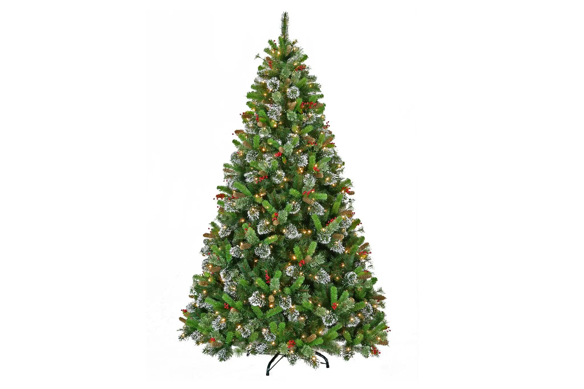 7.5ft Christmas Tree with Twinkle Lights - Wintry Pine