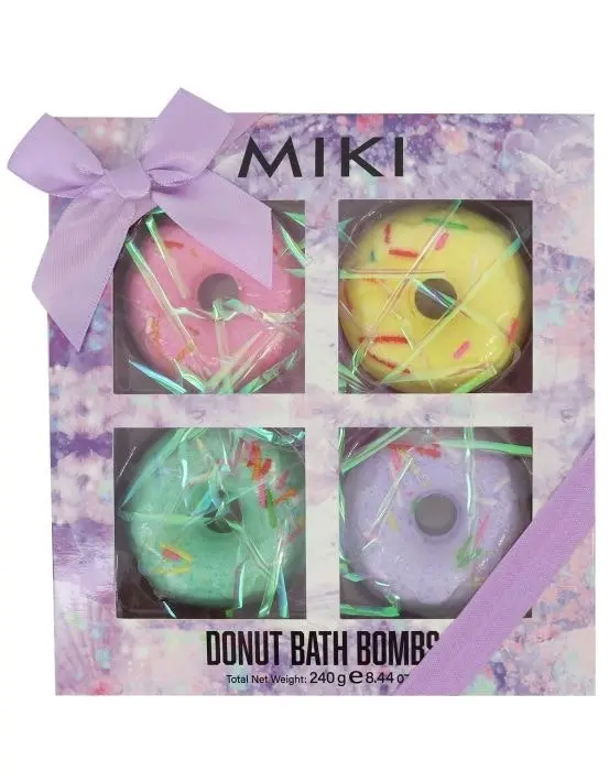 Miki Donut Bath Bomb Quad 240g