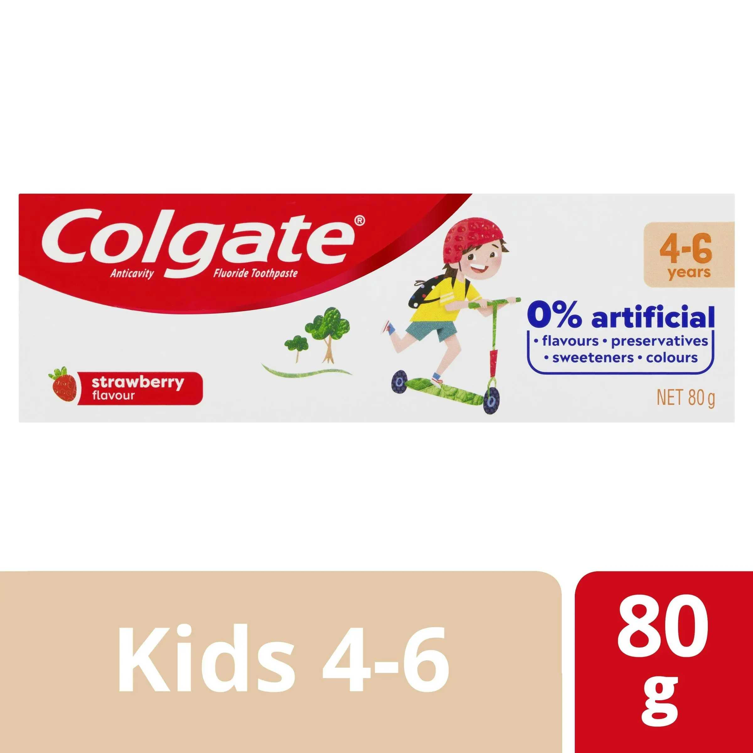 Colgate Kids Strawberry Toothpaste 4-6 Years 80g