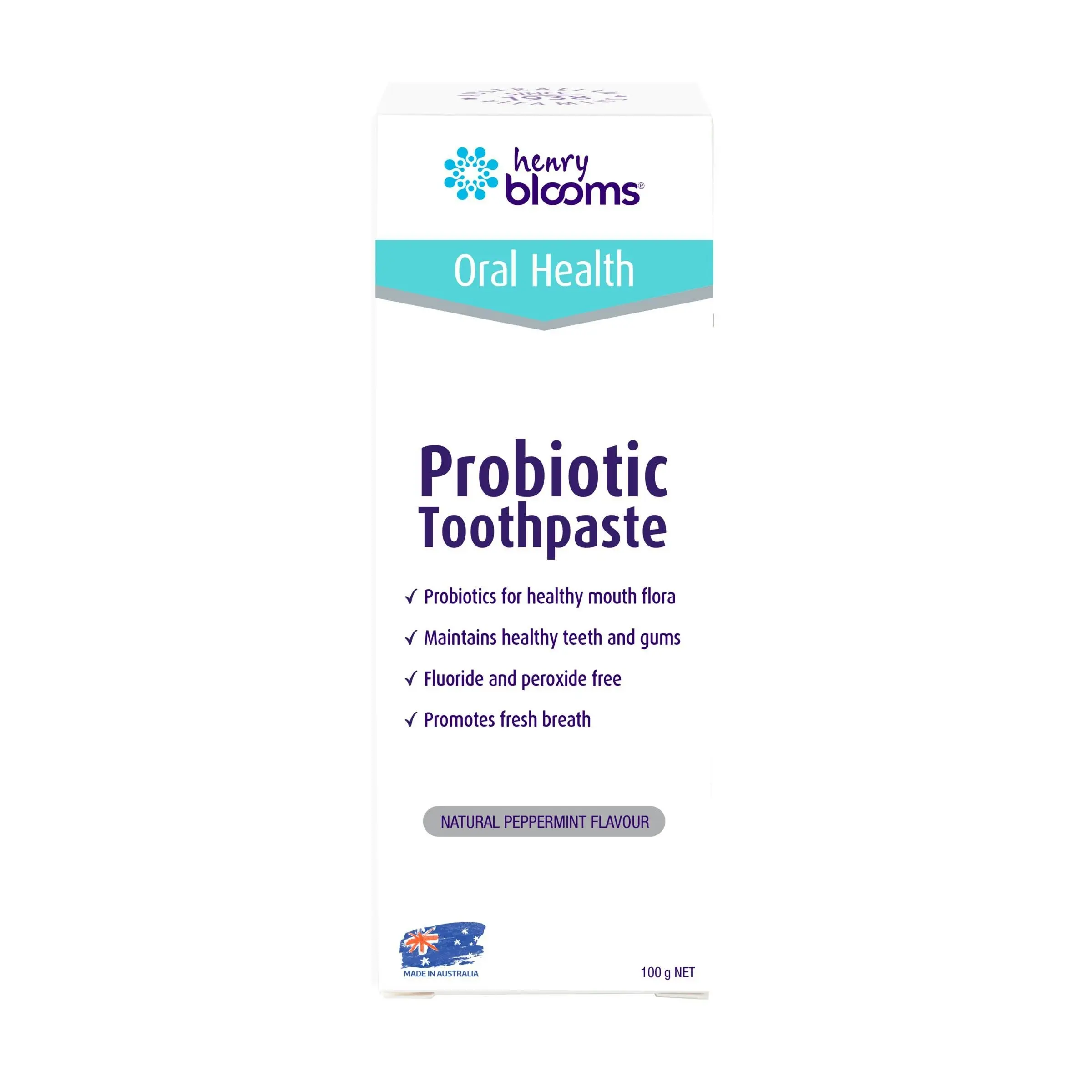 Henry Blooms Probiotic Toothpaste 100G