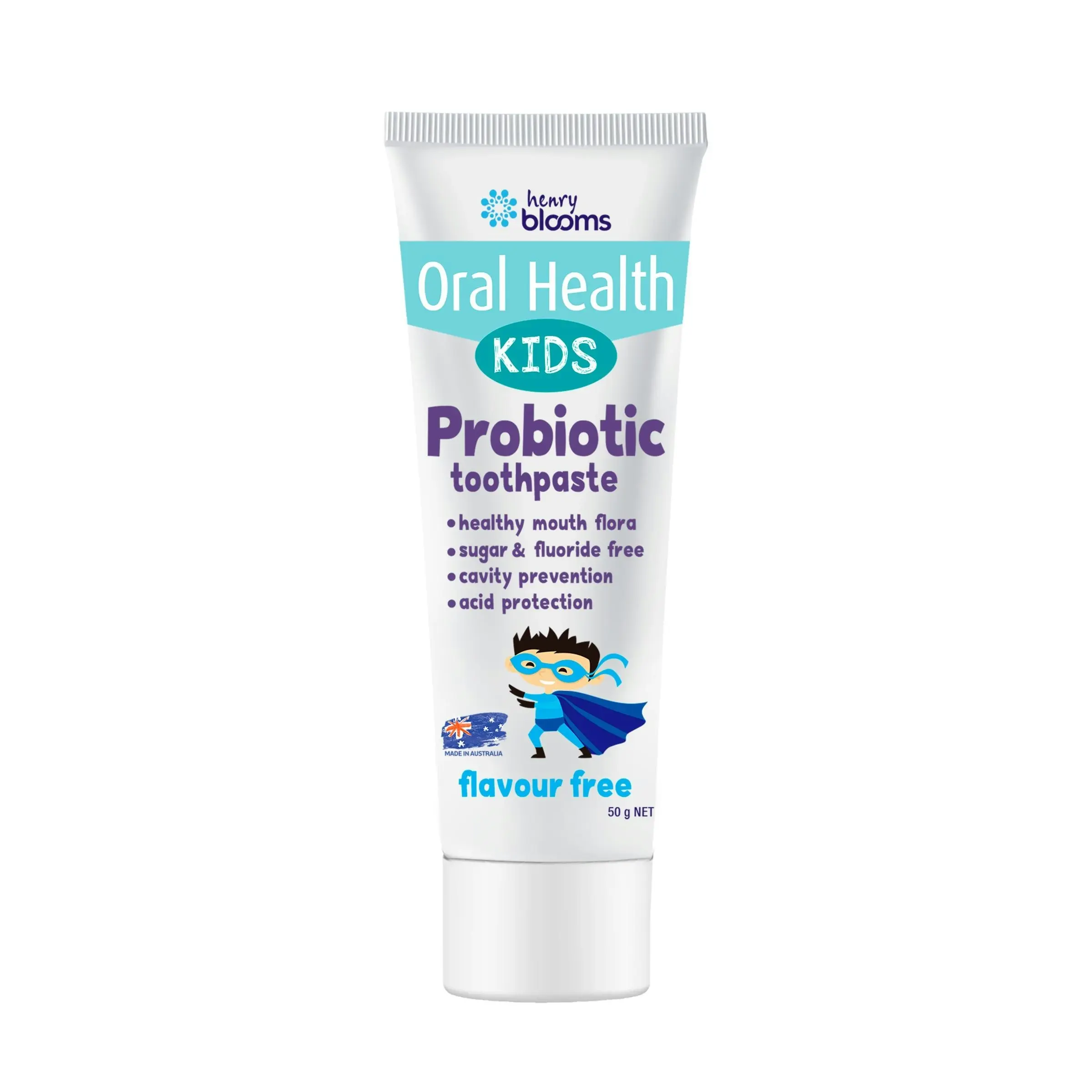 Henry Blooms Kids Probiotic Toothpaste - Flavour Free