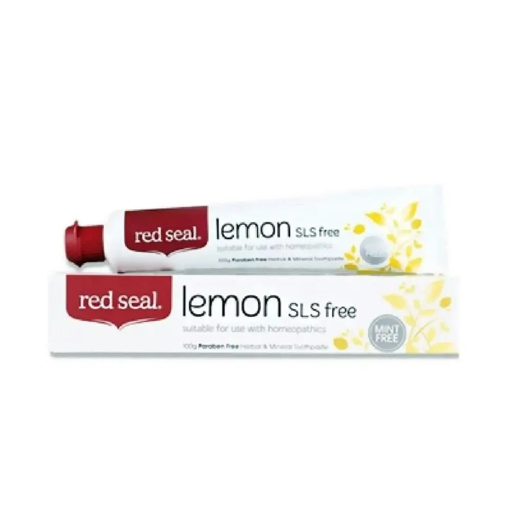 Red Seal Lemon Sls Free Toothpaste 100g