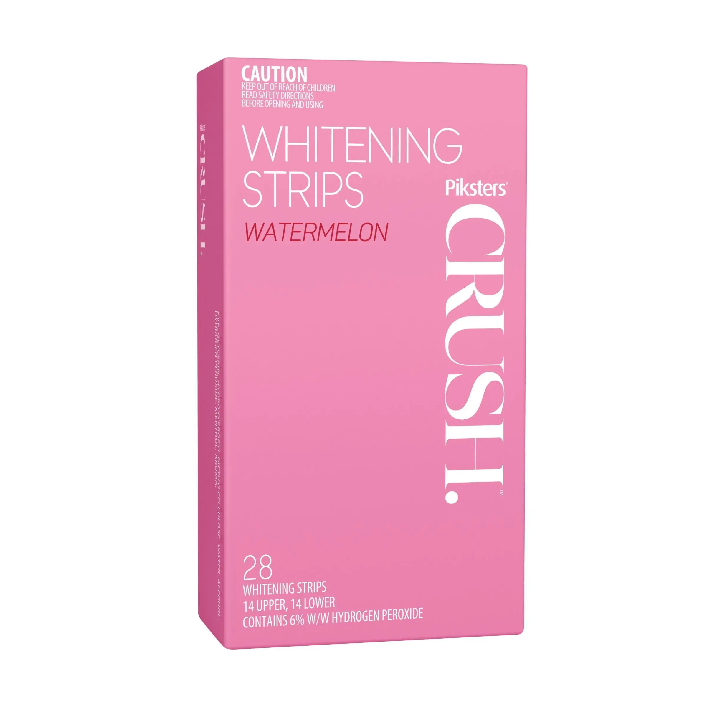 Piksters Crush Whitening Strips Watermelon 28 Pack