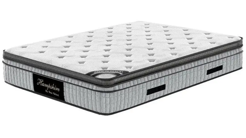 Real Roland Premium Memory Foam Euro Pillow Top Pocket Spring Mattress 34cm Thickness King Size