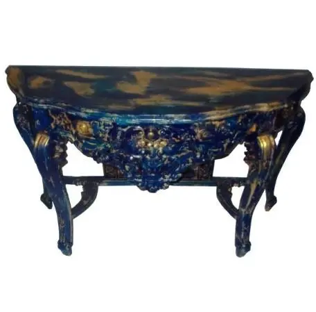 Blue Colour Carving Consoles   40% Off For Limited Period Time