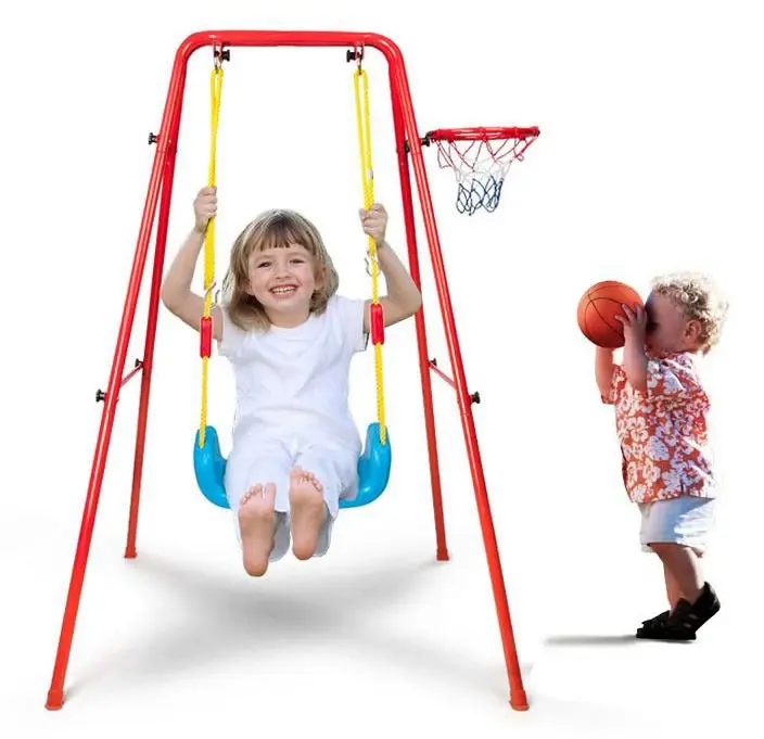 Kids 2 In 1 Swing and Basketball Set