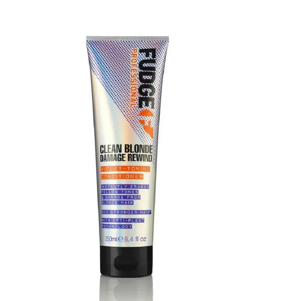 Fudge Clean Blonde Damage Rewind Violet Toning Conditioner 250ml