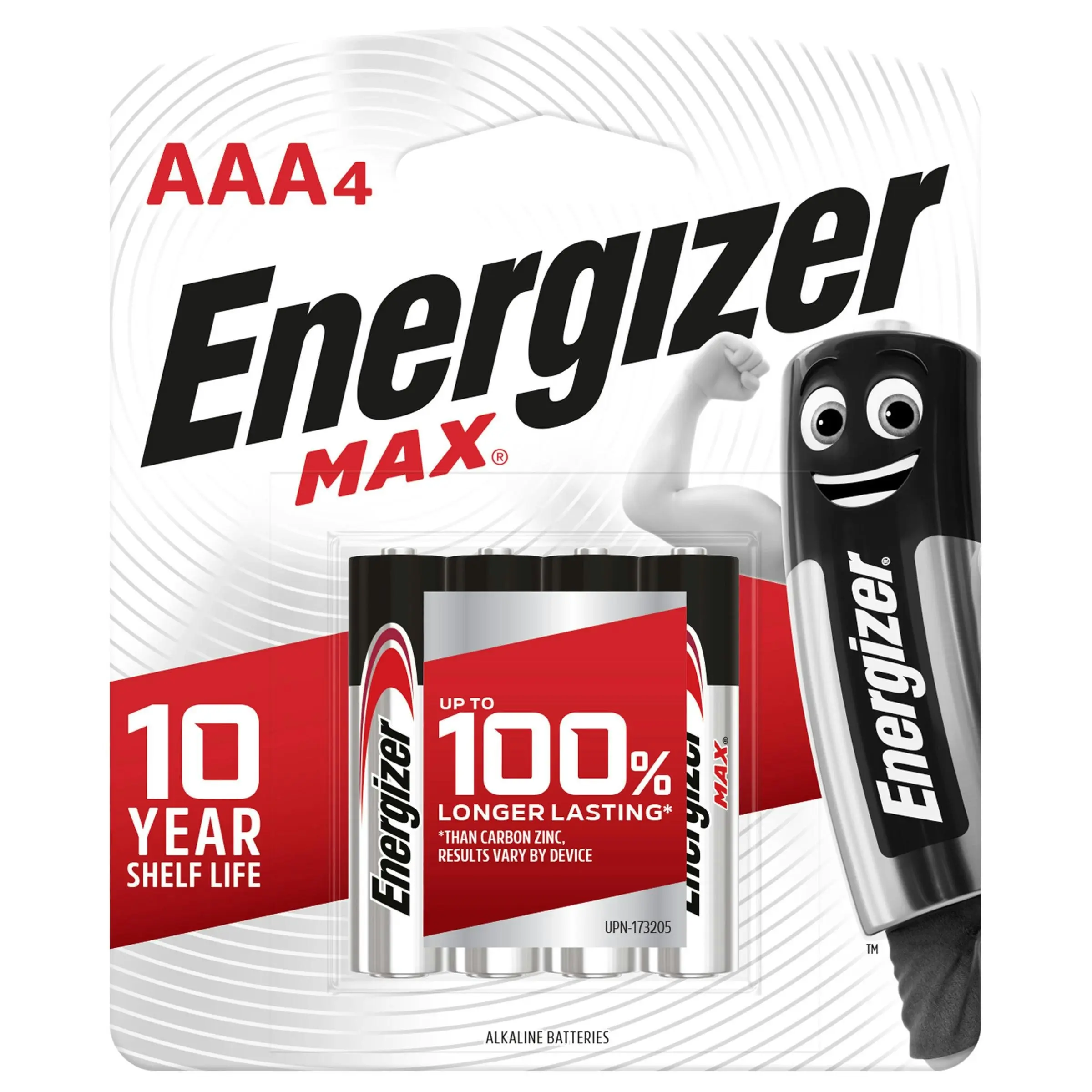 Energizer Max E92 AAA 4 Pack