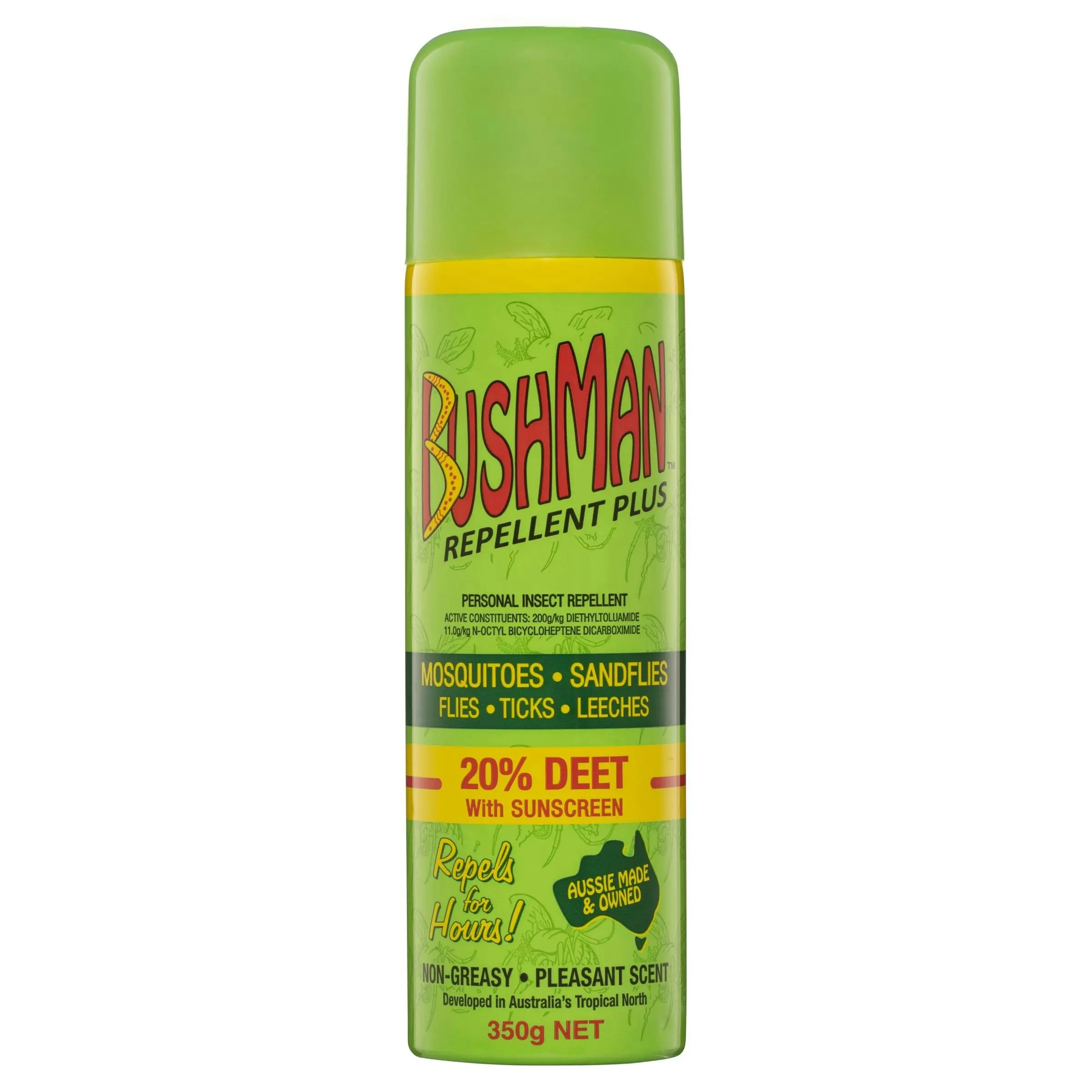 Bushman Plus Insect Repellant Aerosol 350g