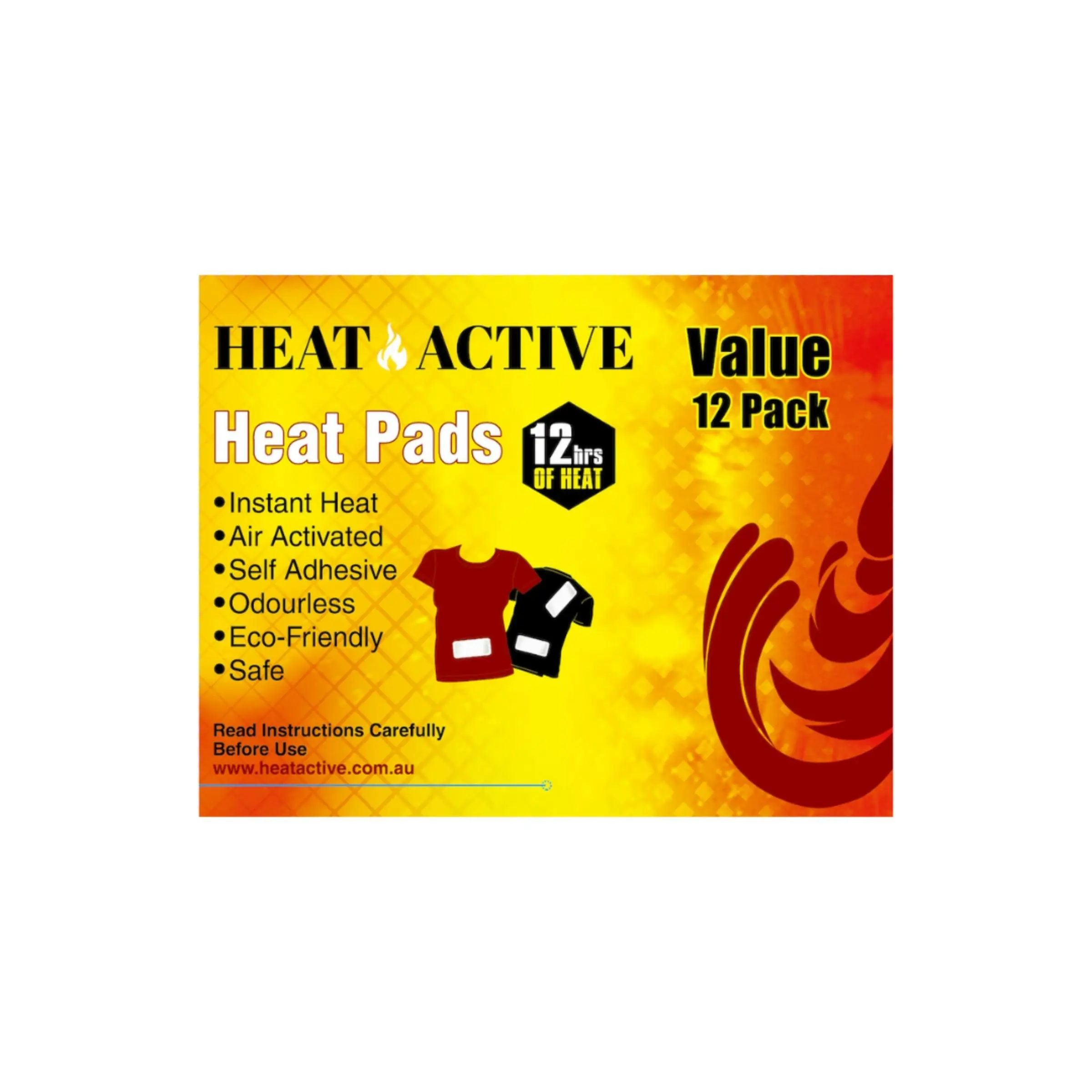 Heat Active Instant Heat Pads 12 Pack