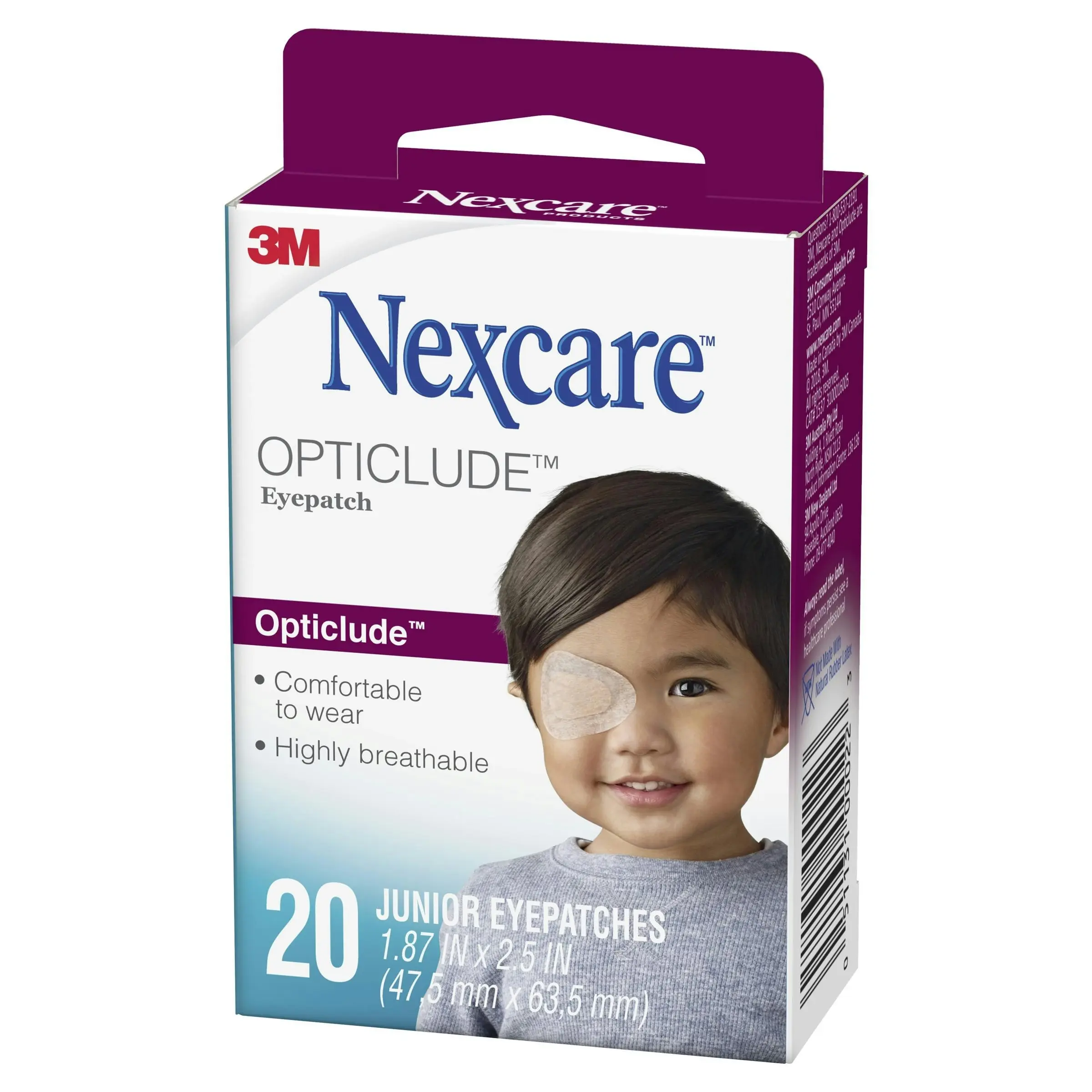 Nexcare Opticlude Eye Patch Junior 20 patches