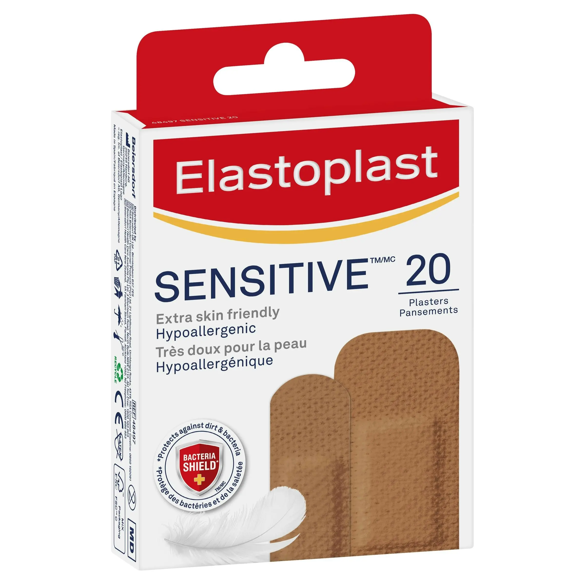 Elastoplast Sensitive Strips Medium 20 Pack