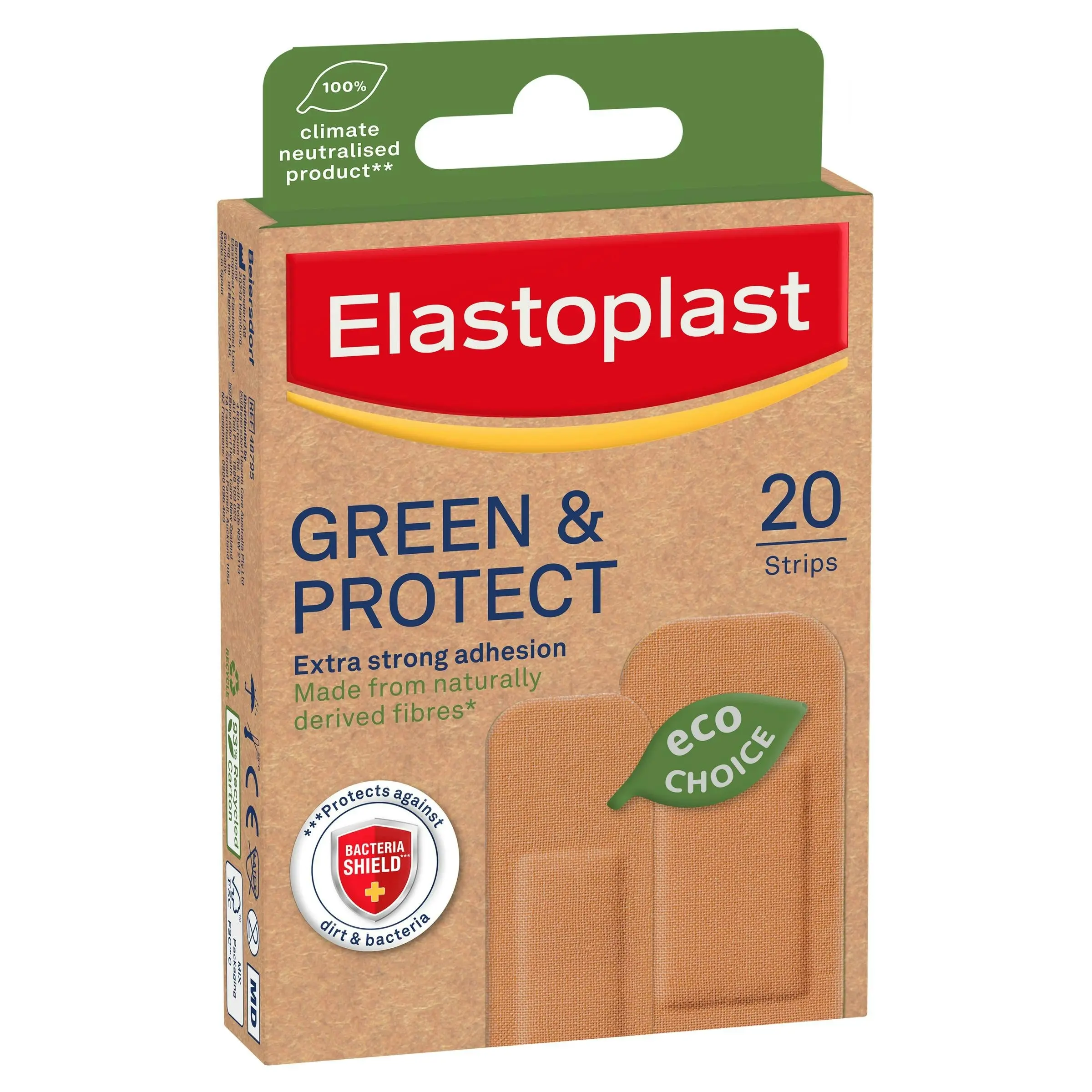 Elastoplast Green & Protect Plasters 20 Pack