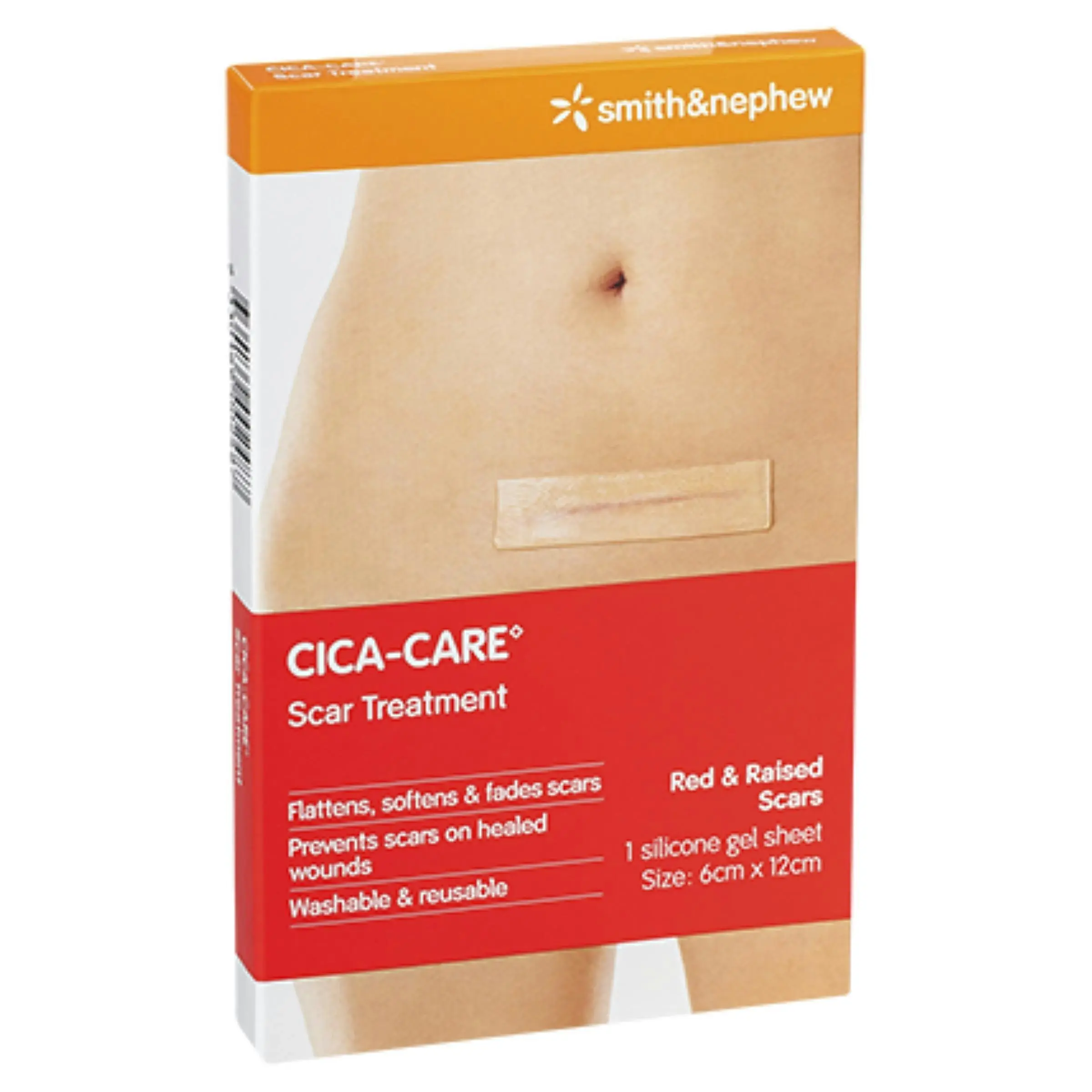 Cica-Care Scar Treatment Gel Sheet 12cm x 6cm 1 Pack