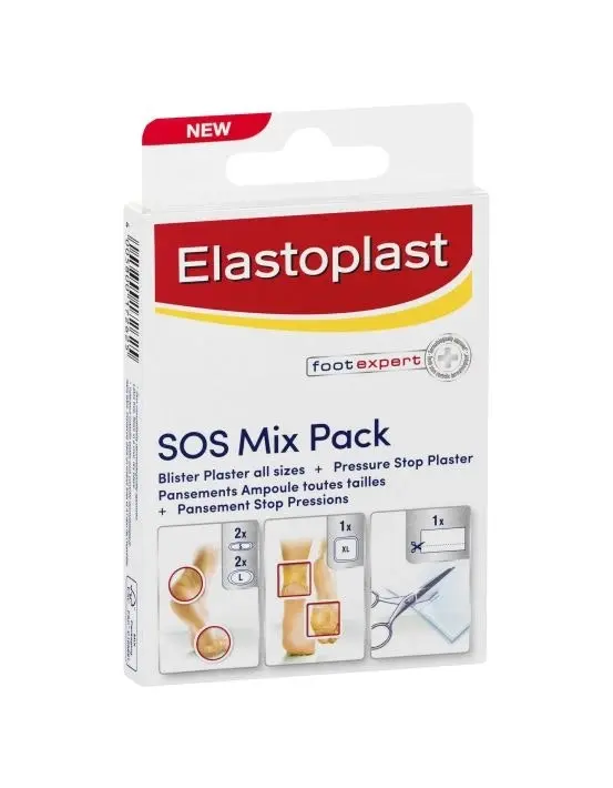 Elastoplast SOS Blister Plaster Mix 6 Pack