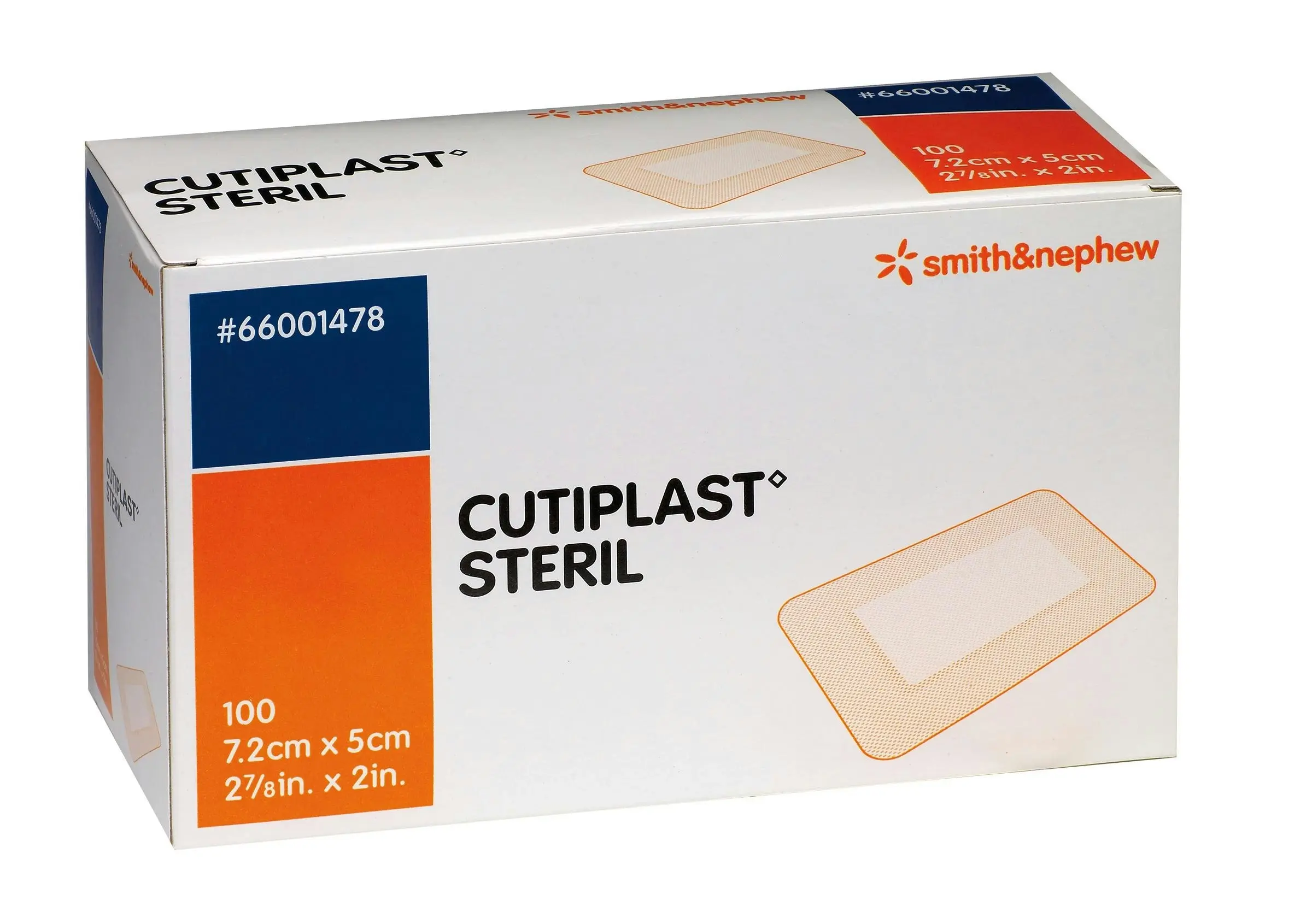 Cutiplast Steril 7.2cm x 5cm Single