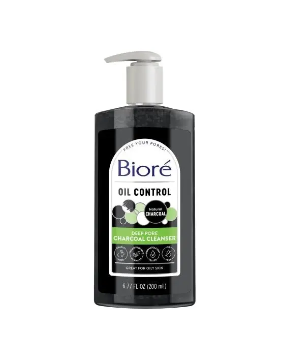 Biore Deep Pore Charcoal Cleanser 200ml